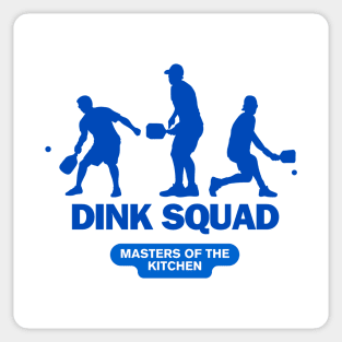 Blue and White Classic Dink Squad Shirt Sticker